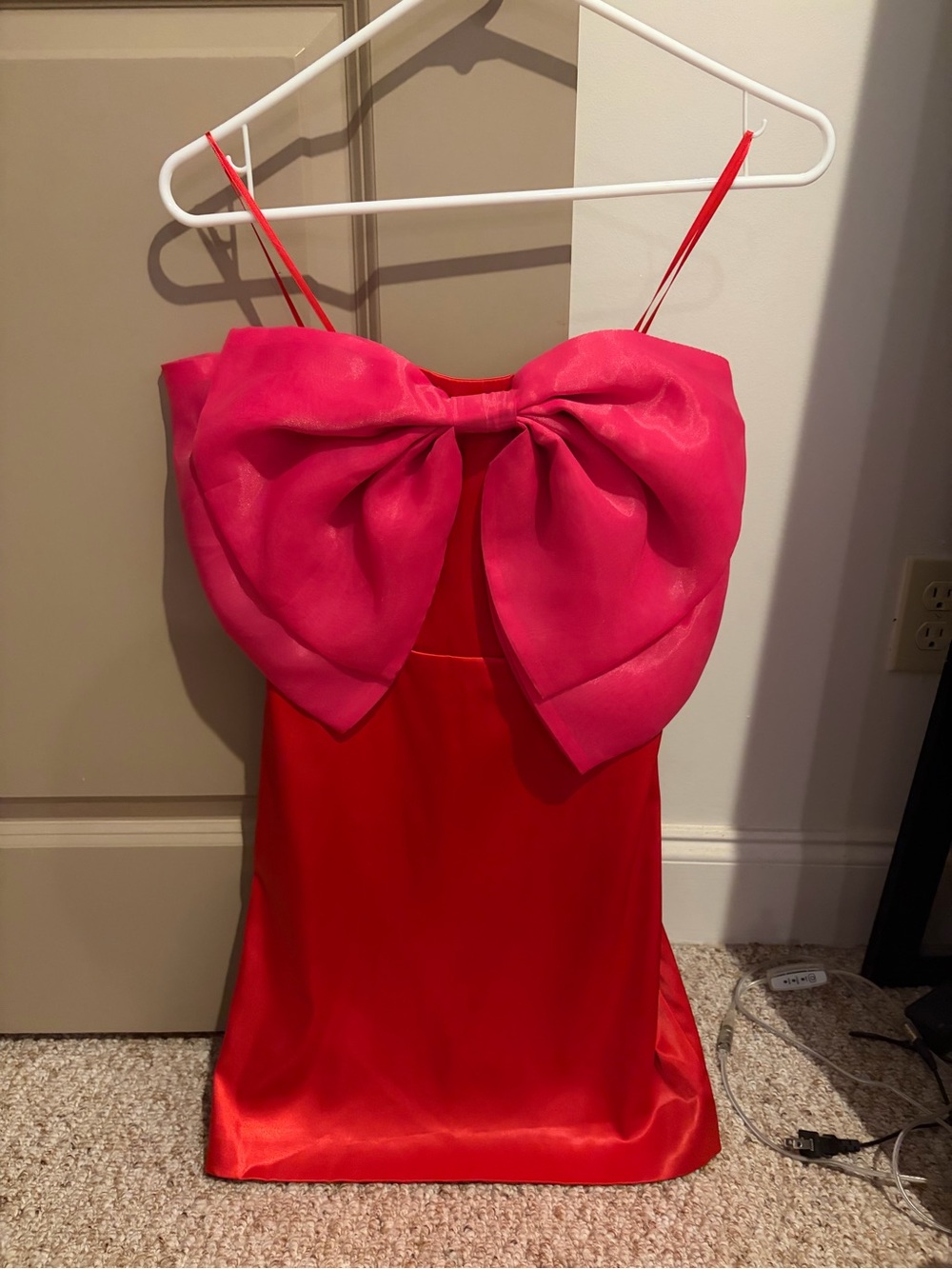 DO+BE Strapless Red Dress